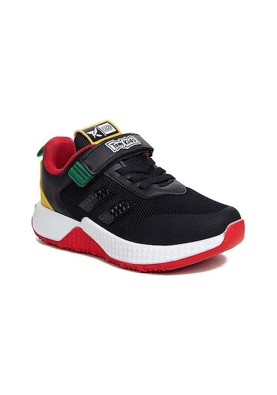 Bağcıklı Bantlı Patik Filet-siyah-kırmızı-211 Kırmızı - Siyah
