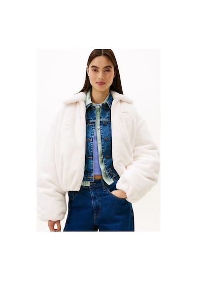 Tommy Jeans Bayan Mont Dw0dw21669 Ybh Beyaz Beyaz