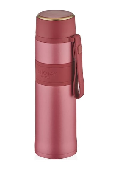 Shotay Diamond Çelik Termos Matara 420ml Pembe