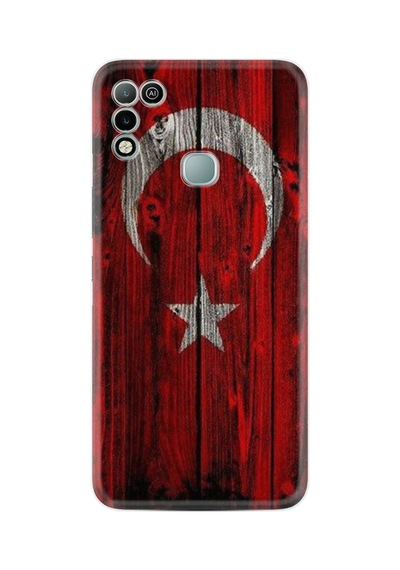 Infınıx Hot 10 Play Kılıf Resimli Desenli Baskılı Silikon Kılıf Şanlı Türk Bayrağı 2 1317