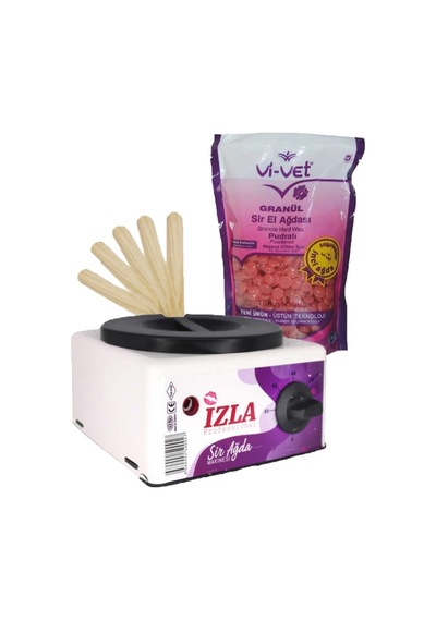 Sir Ağda Makinesi + 250g Pudralı Soyulabilen Boncuk Ağda + Spatula Seti & Waxing Machine