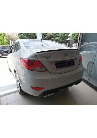 OtoÇizgi Hyundai Accent Blue Bagaj Üstü Spoiler-Spoyler Piano Black N11.382 OtoÇizgi