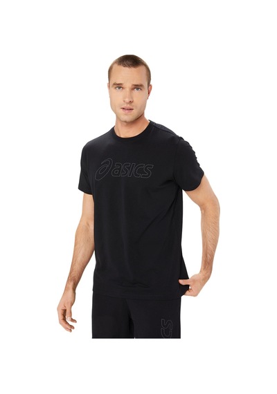 Asics ASICS LOGO SS TEE Siyah Erkek T-Shirt 2031E188-002 Siyah