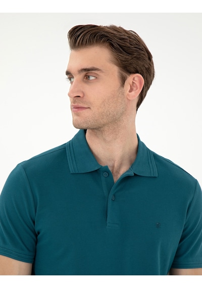 Pierre Cardin Erkek Zümrüt Tişört Basic 50306448-vr055 Zümrüt
