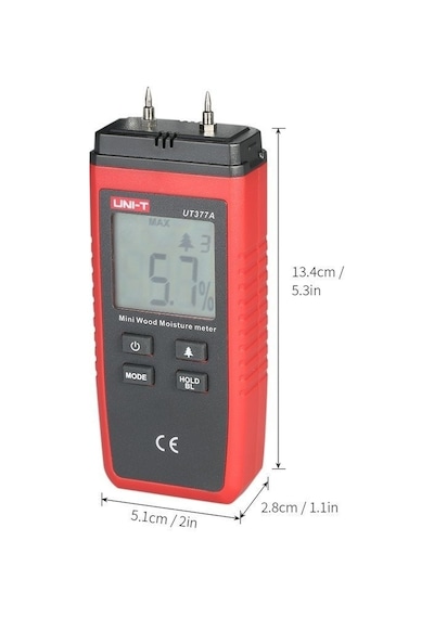 Uni-T Ut377A Dijital Ağaç Ahşap Nem Ölçer