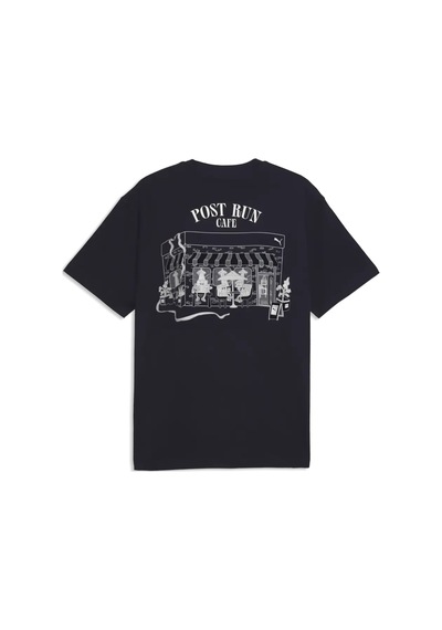 Puma Graphıc Puma Cafe Tee Lacivert Erkek T-shirt