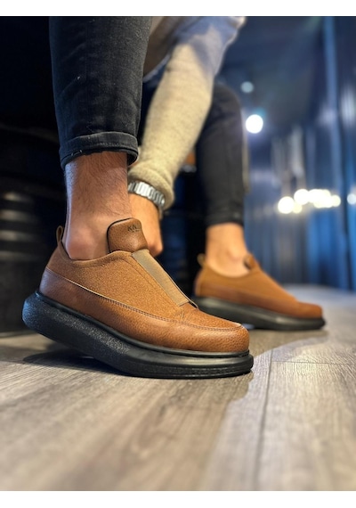 Sneakers Ayakkabı 911 Taba Siyah Taban 001