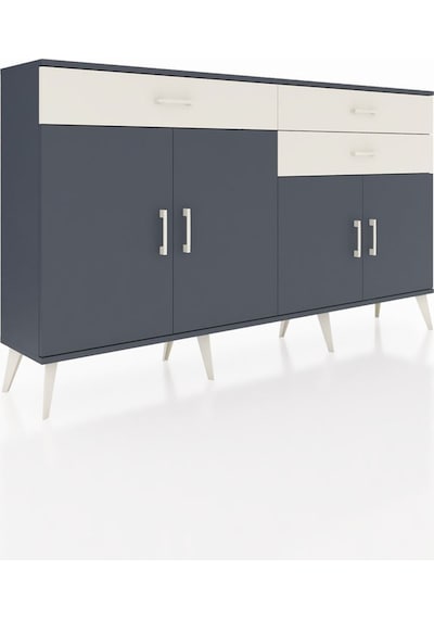 Arges Konsol 2 Raflı 3 Çekmeceli 4 Kapaklı 176x30x99 Antrasit-ant Antrasit-antrasit/aytaşı Arges Konsol 2 Raflı 3 Çekmeceli 4 Kapaklı 176x30x99 Antrasit-ant Antrasit-antrasit/aytaşı