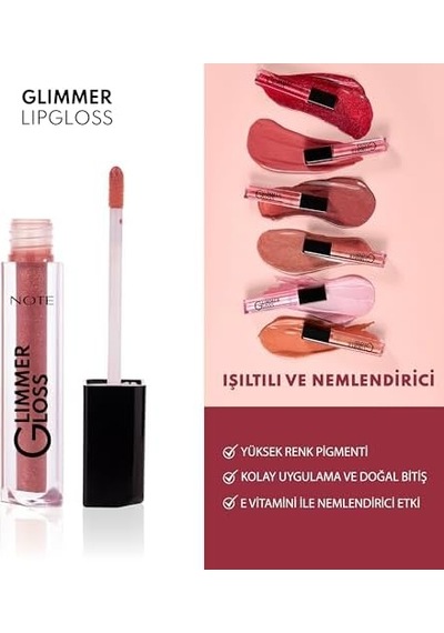 Glimmer Gloss Işıltılı Nemlendirici Dudak Parlatıcısı - 30 Pink 0