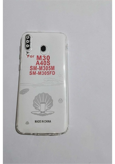 Samsung Uyumlu  M 30 / A40 S Silikon Şeffaf Kılıf Modeli