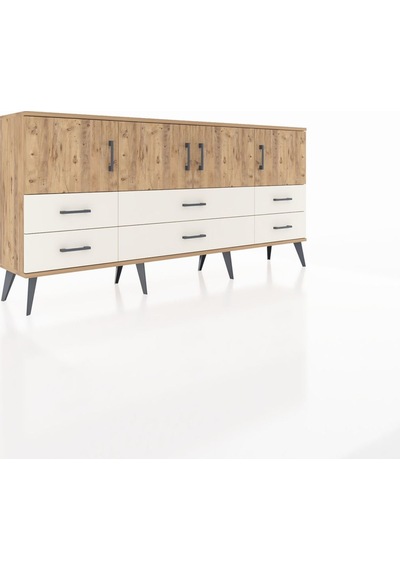 Arges Konsol 3 Raflı 6 Çekmeceli 4 Kapaklı 176x30x83 Çam-çam/aytaşı Çam/aytaşı Arges Konsol 3 Raflı 6 Çekmeceli 4 Kapaklı 176x30x83 Çam-çam/aytaşı Çam/aytaşı