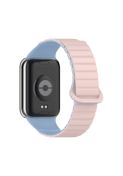 Xiaomi Mi Band 8 Pro Silikon Kordon Mkst Krd-105 Strap Kayış-pembe-mavi