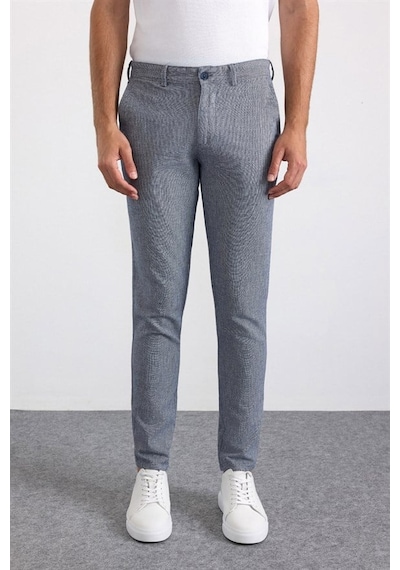 Süvari Lacivert Slim Casual Pantolon Spn2020500006-m09