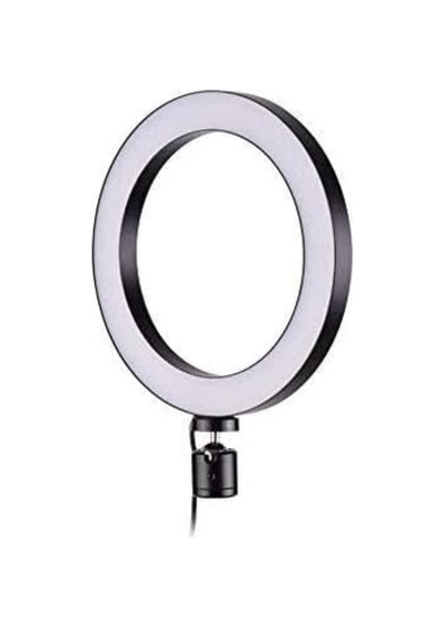 Ring Light Youtuber Tictok Makyaj Işıklı Telefon Tutucu 16cm + 2.2m Tripod Ct-001 Siyah