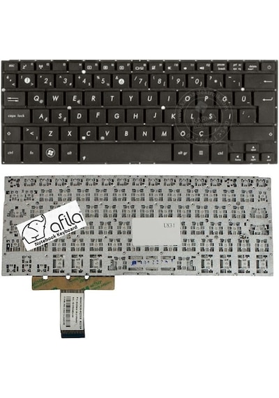 Asus Ux31, Ux31e, Ux32, Ux32v Uyumlu Notebook Klavye Siyah Tr