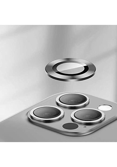 İphone 14 Pro 14 Pro Max Siyah Için Kamera Lens Koruyucu Çizilmez Hd Görüntü Bozmaz Metal Temperli Cam