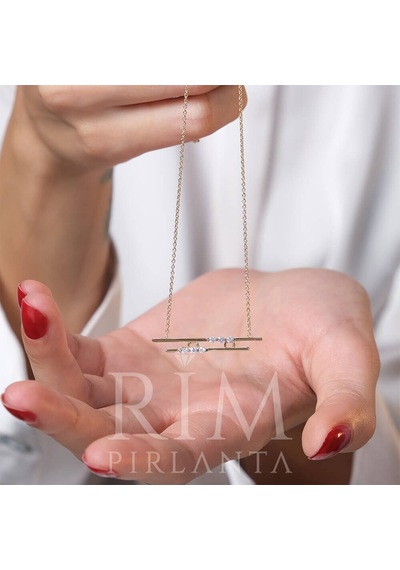 0.20 Karat Laboratuvar Pırlanta Tasarım Kolye - Hrd Sertifikalı 26098907
