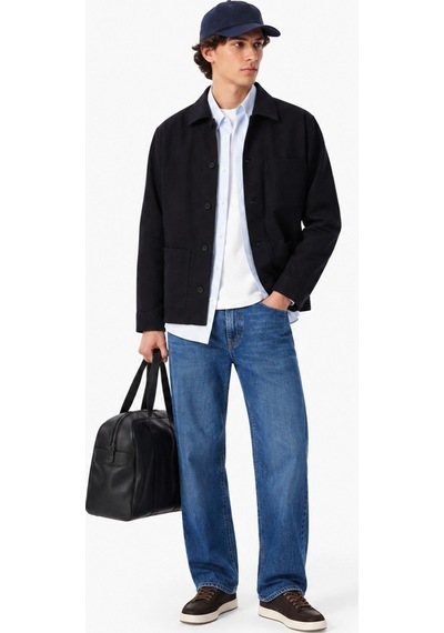 Lacoste Men's Relaxed Fit Jacket Rahat Kesim Ornanik Pamuk Kadife Düğmeli Erkek Ceket Lacivert Lacoste Men's Relaxed Fit Jacket Rahat Kesim Ornanik Pamuk Kadife Düğmeli Erkek Ceket Lacivert