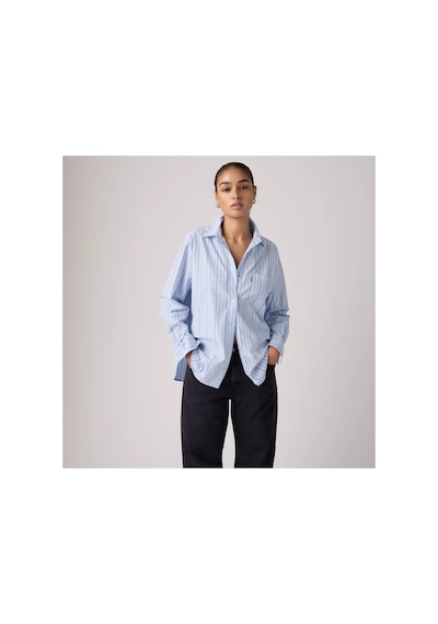 Levi's Kadın Harlie Boyfriend Gömlek 001hm-0014 Mavi