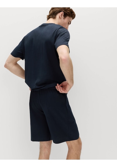 Marks & Spencer Pamuklu Pijama Takımı T07000105 Lacivert
