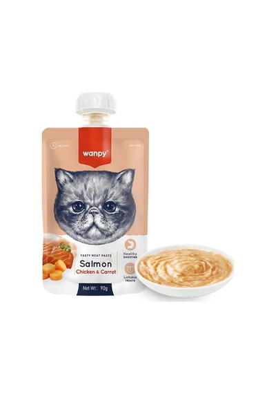 Wanpy Taze Somonlu&tavuklu Kedi Et Ezmesi 90 Gr Tekli