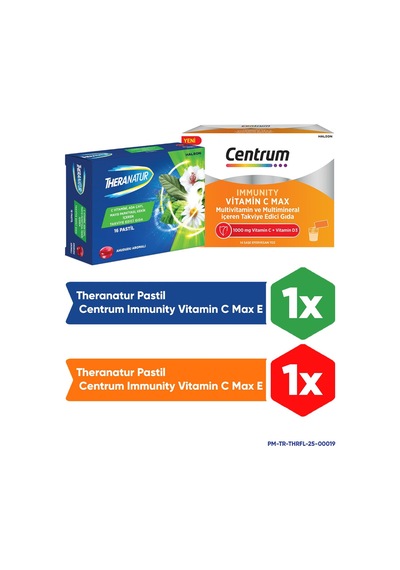 Theranatur Pastil+centrum Immunity Vitamin C Max E