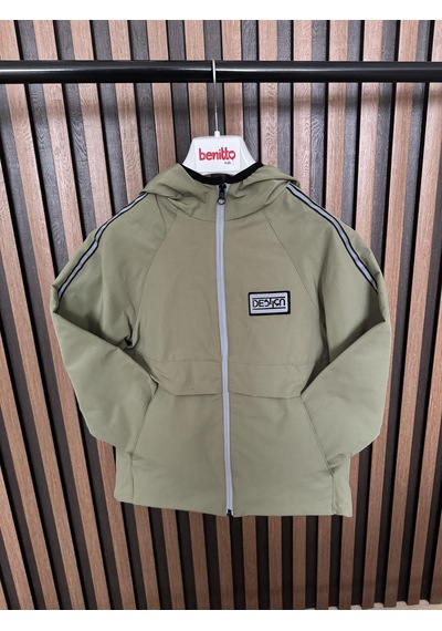 Benitto Kids Erkek Çocuk Mevsimlik Yağmurluk Ceket 51315 Yeşil