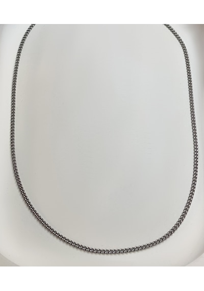 Erkek 2 Mm Çelik Zincir Kolye Silver