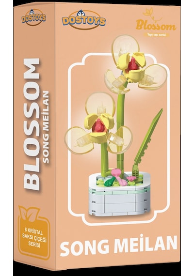 Mikro Blok Kristal Song Meilan Çiçek Setleri Mini- Çiçek  - Blossom Çiçek