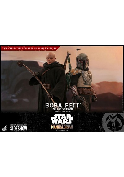 Hot Toys Boba Fett (The Mandalorian) Deluxe Version Sixth Scale Figure 907747 - Television Masterpiece Series 34 – Star Wars: The Mandalorian