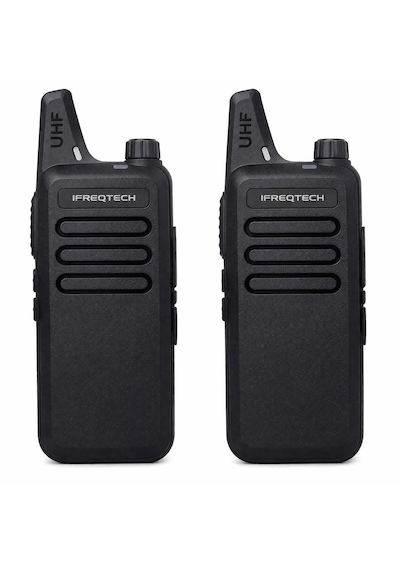 İfreqtech Ap-100 Pmr El Telsizi Çiftli Set Lisanssız Kullanım Uzun Menzil Profesyonel Telsiz 2 Li Paket Şarjlı + Klips Dahil