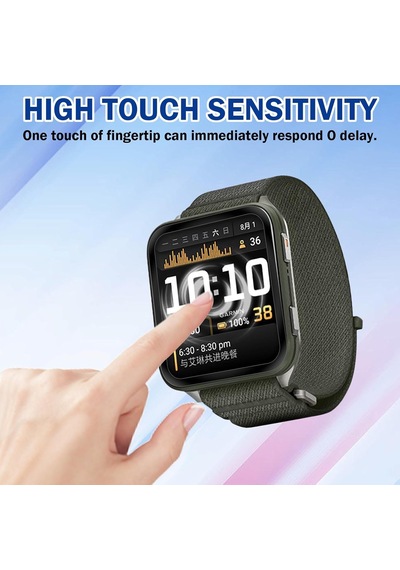 Caseonn Garmin Forerunner 170 Music Pmma Pet Saat Ekran Koruyucu Siyah 2 Adet