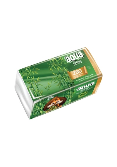 Aqua Bambu Pratik Mendil 250 Yaprak 24'li Paket