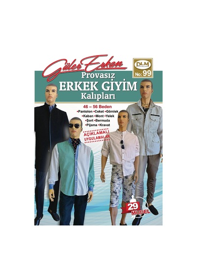 Güler Erkan Provasız Erkek Giyim Kalıpları No:99