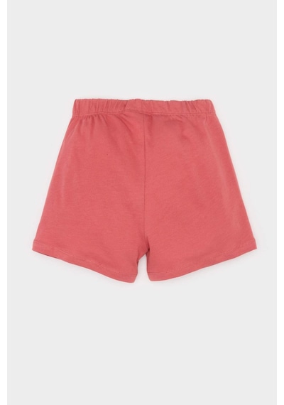 DeFacto Erkek Bebek Pijama Takımı Baskılı Kısa Kollu Penye Üst Beli Lastikli Şort E4777A525SMOG368 Turuncu