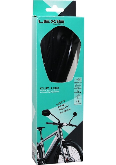 Lexis Clip 103 Universal Optik Geniş Açılı Bisiklet/e-bike/e-scooter/atv/motosiklet Aynası