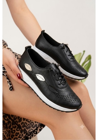 Mcaserıng Lüx Ortopedik Tabanlı Günlük Spor Kadın Babet Sneaker Ayakkabısı Özel Numara 41 -42 Siyah Mcaserıng Lüx Ortopedik Tabanlı Günlük Spor Kadın Babet Sneaker Ayakkabısı Özel Numara 41 -42 Siyah