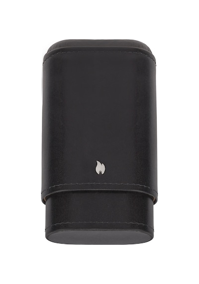 Zippo Siyah İçi Sedir Üçlü Deri Puro Kılıfı