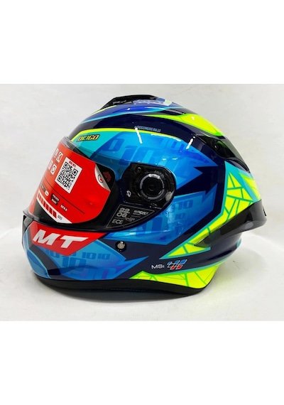 Kask Targo S Dıogo Moreıra C7 Parlak Renkli