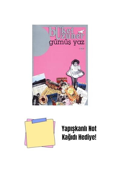 Gümüş Yaz Gümüş Kız + Yapışkanlı Not Kağıdı