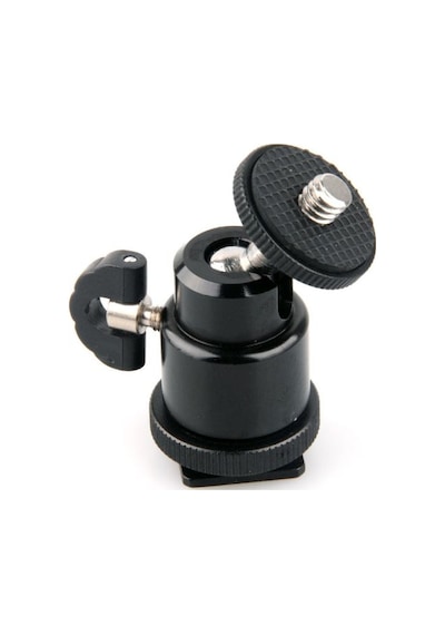 Ayex Tripod Monopod ve Hot Shoe İçin Mini Kafa Mini Ball Head