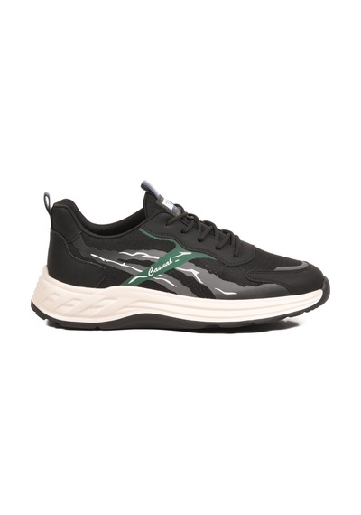 Voyager Siyah Fileli Memory Foam Erkek Günlük Spor Ayakkabı Hafif Esnek Sneaker E275 M
