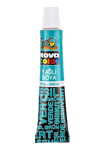 Nova Color Yağlı Boya Tüp Yeşil Nc-130 Çok Renkli