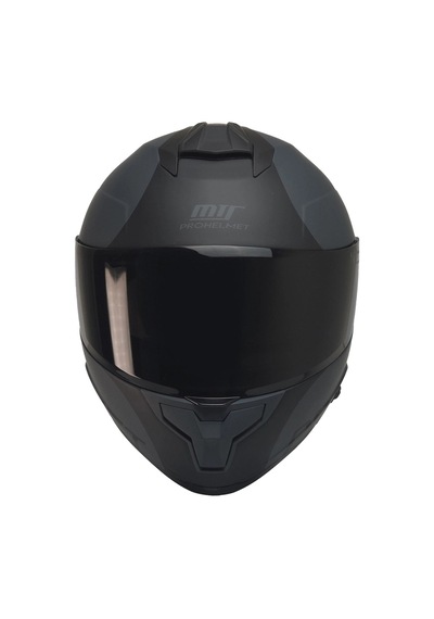 Mts X340 Thunder Fullface Kask Camlı Mat Siyah Gri Kırmızı