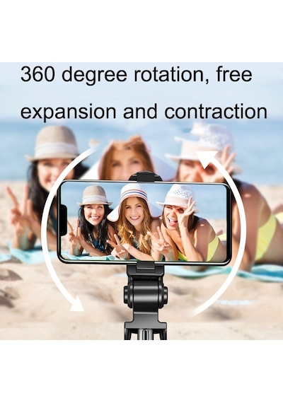 Cbtx Xt02sp Mini Bluetooth Canlı Tripod Selfie Stick Siyah