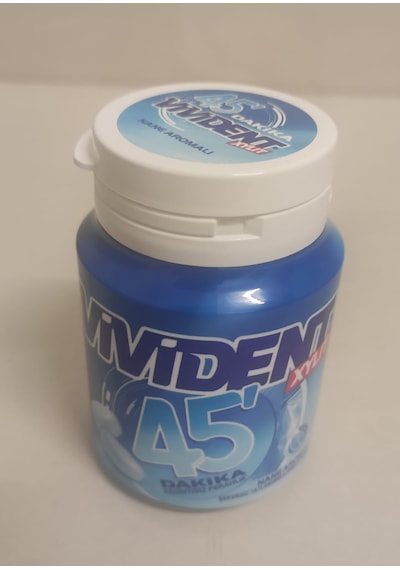 Vivident Xylit 45 Dakika Nane Aromalı Şekersiz Şişeli Sakız 12 Adet