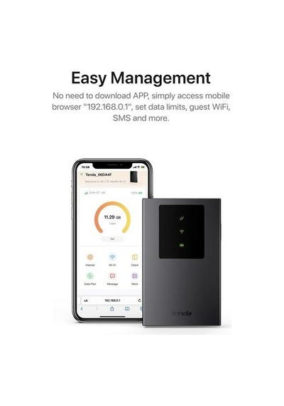 Tenda Mf3 Wıfı6 Dual Band Mobil 4g Lte Router Bataryalı-213469