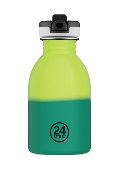 Kids Bottle Reactive Sarı/yeşil Paslanmaz Çelik Çocuk Su Matarası 250 Ml Renkli