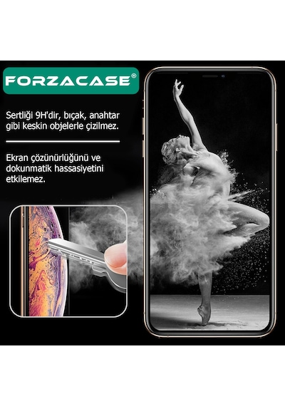 Forzacase Xiaomi Poco F7 İle Uyumlu Temperli Kırılmaz Cam Ekran Koruyucu - Fc002