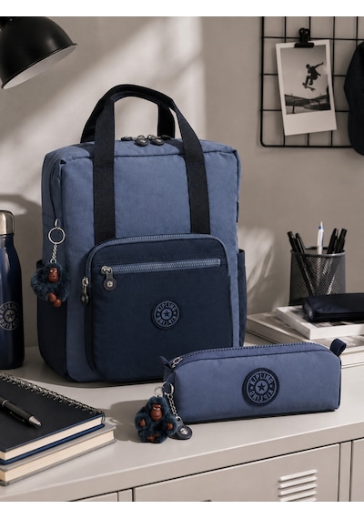 Kipling Unisex Okul Çantası 2'li Set Çanta Ve Kalemlik Kpsetkpkı985073 Füme